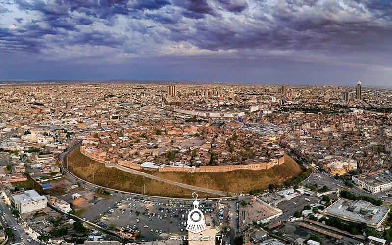 نمای عمومی از شهر اربیل عراق