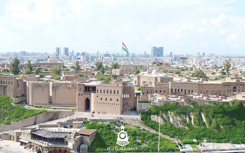 نمای کلی قلعه قدیمی اربیل